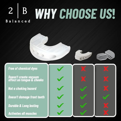 Transparent Silicone Jaw Exerciser - Non-Toxic & Free of Dyes - 3 Resistance Levels Jaw Trainer - Jaw Strengthener & Face Exerciser - Ideal Mewing Device and Jaw Training