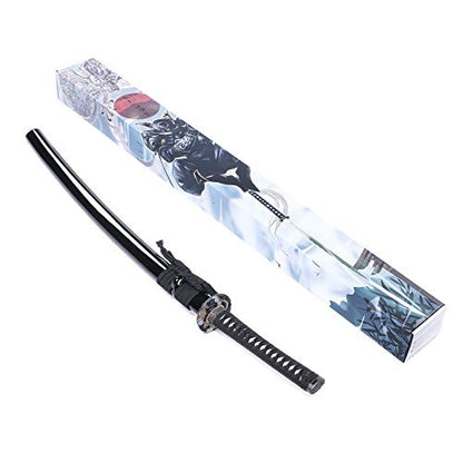 siwode Katana Handmade Full Tang Sharp, Alloy Tsuba Japanese Samurai Sword High Carbon Steel 1060,T10 1095, 40-Inch - color: Cloudy-Dragen