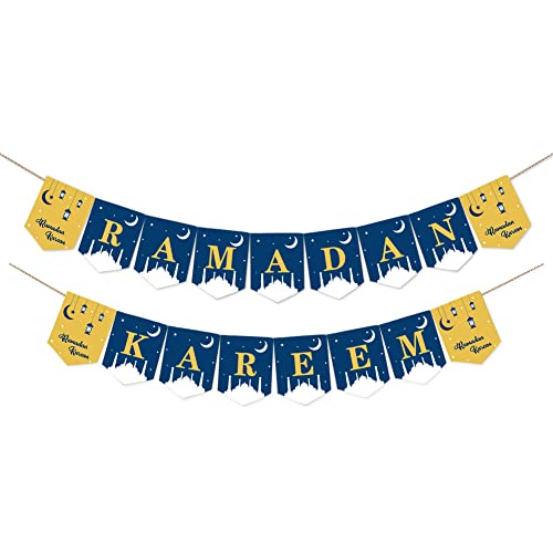 Eid Mubarak Banner Mubarak Party Decoration Ramadan Party Decorations Supplies (ramadan mubarak 2) - color: ramadan mubarak 2