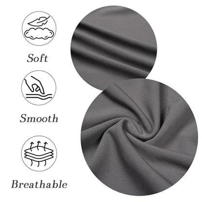 Hijab for Women Muslim Patterned Headscarf Arabian Headscarf Islamic Khimar Prayer Cloth Hijab Scarf for Women - color: Dark Grey