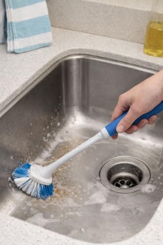 Move-in Cleaning Starter Kit – 7-Piece Set with Storage Basket for Apartment, Dorm & First Home