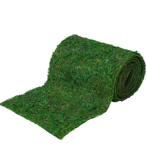 Roll of Green Moss for Fairy Gardens Wedding Other Arts and Crafts (15.3x130cm (6" W x 51" L)) - size: 15.3x130cm (6"W x 51"L )