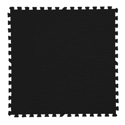 Square Brands - MMA EVA Foam Interlocking Puzzle Mats - 40" x 40" - color: Black
