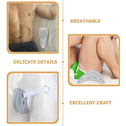EXCEART Groin Protector Cup for Men Boxing Kickboxing MMA Muay Thai Sparring Groin Guard Jockstrap for Taekwondo Karate - color: Grey