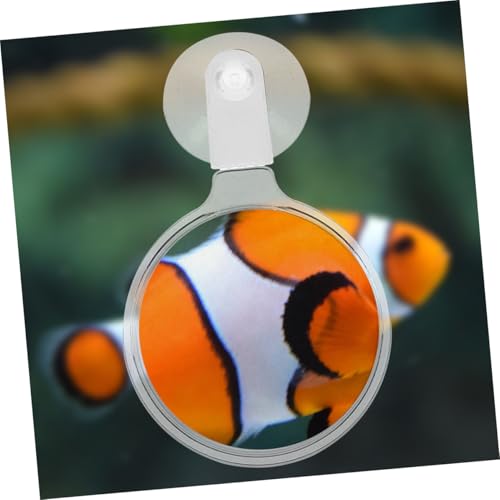 Ipetboom 4pcs Lens Cup for Fish Tank and -Landscape Observation Acrylic Magnifier for Plants and Small Animals