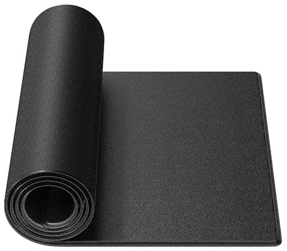 Bike Mat Compatible with Peloton Bike, 6mm Floor Protector | 6mm bike mat compatible with Peloton bike, providing non-slip waterproof protection for hardwood or carpet - size: 36x72", style: Black Style