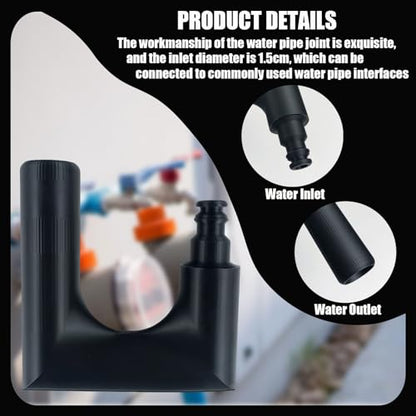 2 Pcs Pool Filler Hook Water Hose Holder, Precise Water Flow Guide Stable Design Pool Pipe Fixer, Non Slip Design Swimming Pool Pipe Holder for Swimming Spa Pond, Black