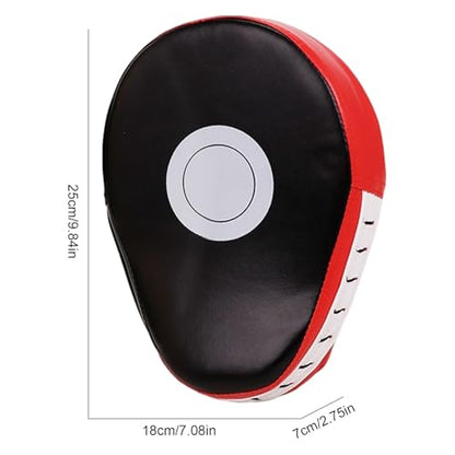 Boxing Pads Training Martial Arts Strike Pad Kick Shield Adult Punching | Boxing Training Pads for Jiu-jitsu Kali Thai Karate Home Gym Club Boxing Equipment - color: Red