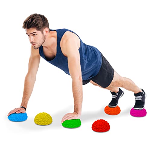 YES4ALL Fractional Weight Plates, 5 LBS Set of 2 Rubber Change Plates Weightlifting, 2-inch Micro Weights for Olympic Barbell