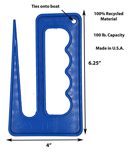 The APSI Store DaHook Fish Grabber - color: Blue