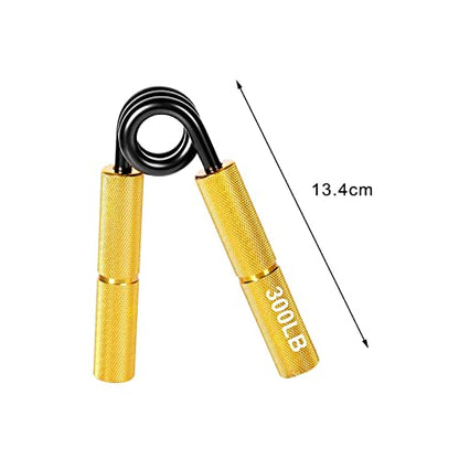 Adjustable Grip Strengthener for Enhanced Hand and Arm Training - Maximize Your Strength - color: Aureate 300lb