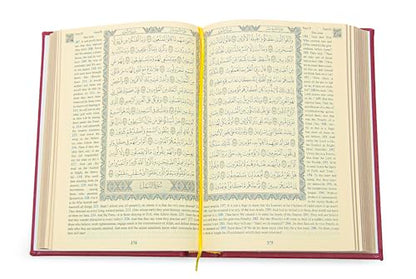 ihvan online Prayer Gift Set for Hajj and Umrah, Muslim Prayer Rug, Prayer Mat, Beads Taasbih, Holy Quran Translated English, Muslim Praying Mat, Islamic Gift Set for Ramadan & Eid, Red - color: Red English