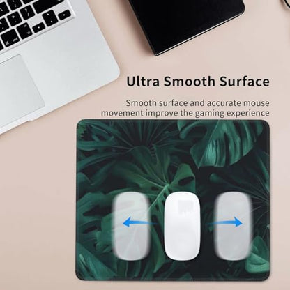 Monstera Deliciosa Tropical Plant Summer Mousepad Non-Slip Rubber Base Mouse Pads for Computers Laptop Office Desk Accessories Mouse pad 7.9 x 9.5 in - color: Tropical Leaves