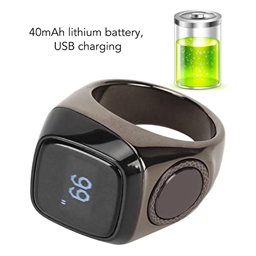Finger Tally Counter, Rechargeable Tally Counter BT5.1 Handheld Number Click Counter Digital Finger Counter Support APP with 0.49in Screen