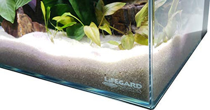 Lifegard Aquatics Low Iron Ultra Clear 17 Gallon Mitered Glass Crystal Aquarium – Rimless, 45° Beveled Edge Glass