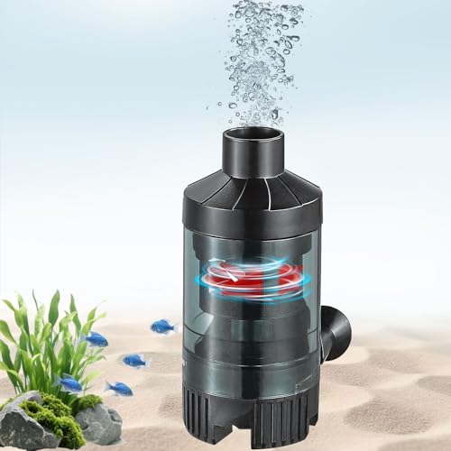 Carefree Fish Aquarium Small Sponge Bubble Filter with Fish Poops Collector Quiet for 3~8Gal Fish Tank for Saltwater and Freshwater(Not Include Air Pump) - size: S(3~8Gal)