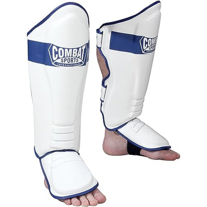 Ringside Combat Sports MMA Kickboxing Shin Guards, Black, Large