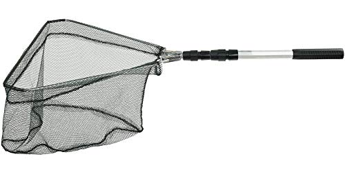 RESTCLOUD Fishing Landing Net with Telescoping Pole Handle, Fishing net Freshwater for Kids Men Women, Extend to 40-63 Inches - style: A: Aluminum Handle, 50" Full