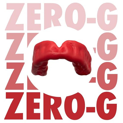 Zero-G Sports Mouthguard Red 1-Pack - Adult Size - Boil & Bite - Basketball, Football, Soccer, Baseball, Hockey, Lacrosse - color: Red
