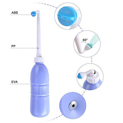 Portable Handheld Personal Bidet, On-The- Personal Hygiene Care, Travel Bidet with 620ML Water Capacity for Personal Cleansing Use