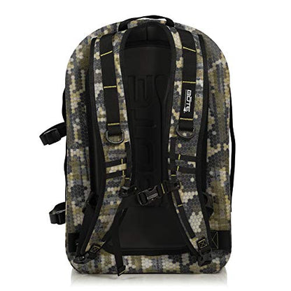 BOTE Highwater Waterproof Backpack 28L | Submersible Laptop Dry Backpack | 100% waterproof 28L backpack with submersible gear protection - color: Verge Camo