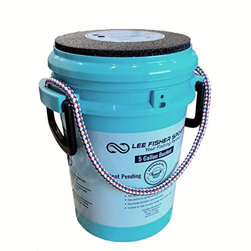 5 Gallon ISmart Bucket Rope Handle with Padded Seat (Aqua Logo Printed) - color: Logo Printed