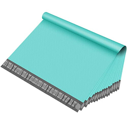 Fuxury 19x24 Poly Mailers 50Pcs Large Shipping Bags for Clothing Embossed Dots Design Shipping Envelopes Waterproof Mailing Envelope Self Seal Mailers Poly Bags Durable Package Bag Teal - size: 19x24'' 50pcs