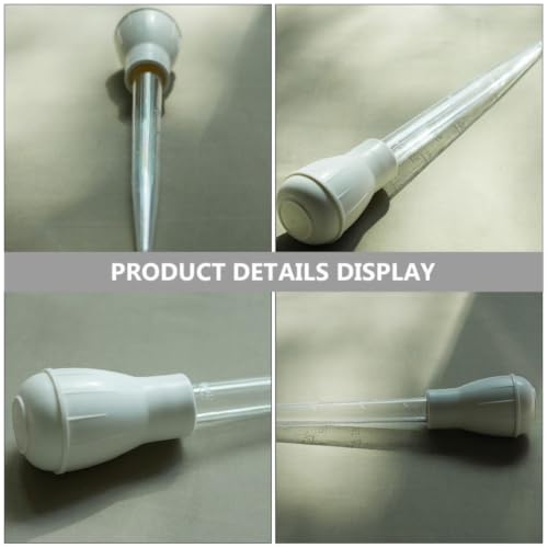 FOMIYES 3pcs Aquarium Clean Pipettes Water Changer for Small Fish Tank Plastic Dropper with Scale for Cleaning Fish Tanks and Removing Waste