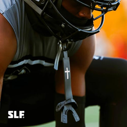 Faith Cross Black X Football Mouthguard - color: Black
