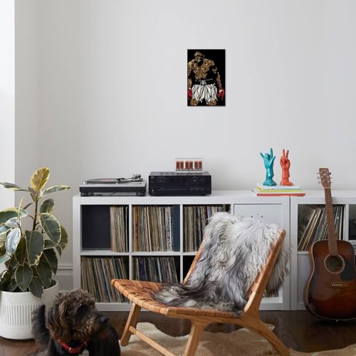 ART.COM Wall Art Print Muhammad Ali by Cristian Mielu, 12" x 18" - color: Print Only, size: 18"L x 12"W, style: Unframed