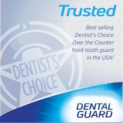Dental Guard SMARTGUARD Elite (2 Guards 1 Travel case) Front Tooth Custom Anti Teeth Grinding Night Guard for Clenching - Dentist Designed - Bruxing Splint Mouth Protector for Relief of Symptoms - size: 2 Count (Pack of 1)