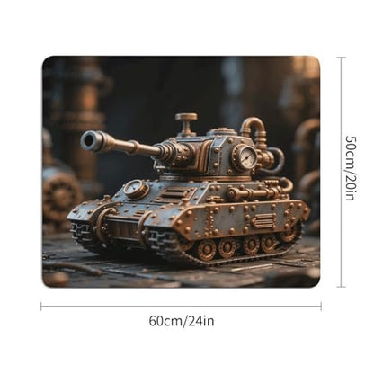 Steam Tank Model Desk Mat Washable Table Protector Waterproof Table Cover Protector Desk Placemats Heat Resistant Non-Slip Desks Cover for Desktop, Coffee Dining Tables 60x50cm - size: 60x50cm
