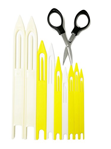 Fishing Net Repair Needle Kit: 9pcs Fish Cast Net Shuttles for Weaving and Sewing