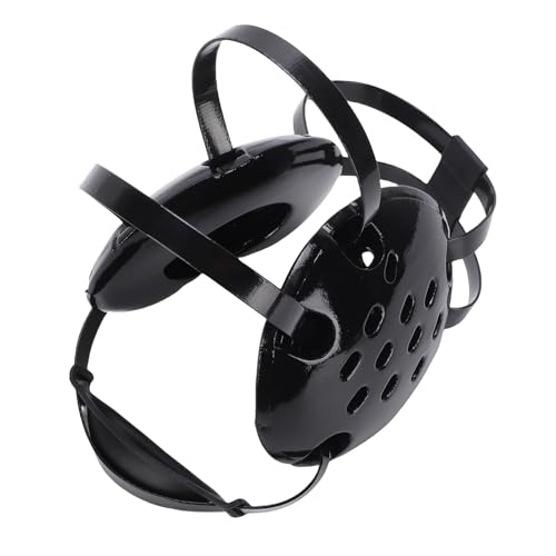 Wrestling Headgear Grappling Ear Guard MMA Ear Protector with 11-Hole Breathable Design and Soft Chin Pad for Adult Men Women Black