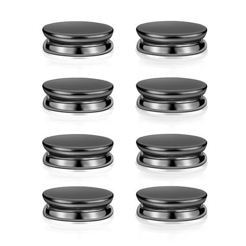 8pcs Hijab Magnetic Pins - Multi-Purpose Scarf Clip, Pinless Brooch, No-Snag Scarf Magnetic Clasp for Woman Hijabs & Scarves (Black) - color: Black