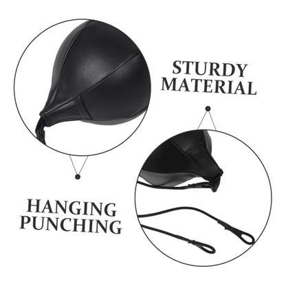 Balacoo 1 Set Boxing Reaction Pu Punching Ball Double End Hanging Speed Training Bag for Boxing Martial Arts Reflexes Coordination