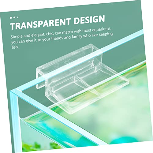 LIOOBO 10pcs Fish Tank Cover Holders Acrylic Aquarium Brackets for Tanks Easy Installation and Support for for Aquariums
