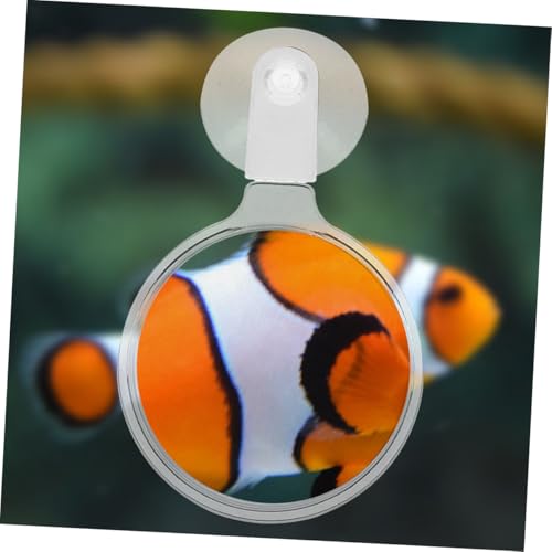 FOMIYES 4pcs Fish Tank Observation Magnifier with Cup Acrylic Viewing Tool for Betta Fish -Landscapes Spiders and Animals