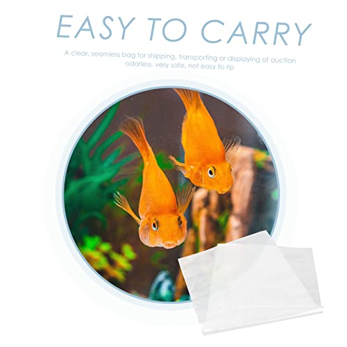 Unomor 20pcs Live Fish Transport Bags Leakproof Storage Bags for Aquarium Fish Shipping Pouches
