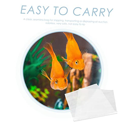 Unomor 20pcs Live Fish Transport Bags Leakproof Storage Bags for Aquarium Fish Shipping Pouches