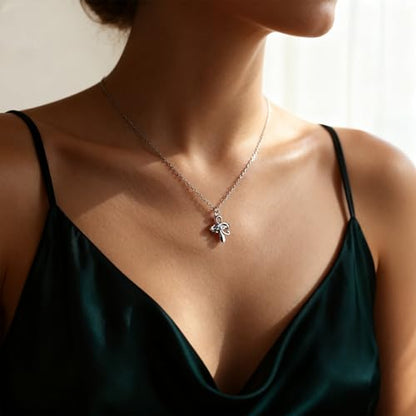 Dainty Silver Necklace for Women - Ankh Jesus Horse Celtic Cross Necklace for Women, Dainty Charm Spider Christian Gifts for Friends Sister Mom, Birthday, Christmas, Mother's Day, Graduation Gifts - style: Eye of Horus