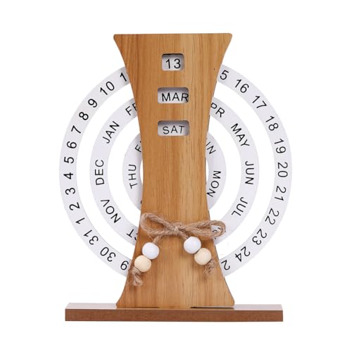 Wooden Ramadan Advent Countdown Calendar - Desktop Ramadan Decorations Eid Mubarak Table Decor,Rotatable 30 Days Countdown Calendar Ramadan Islam Kareem Party Table Centerpieces Décor - color: Type #02