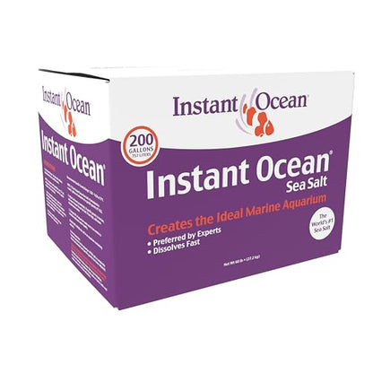 Instant Ocean Sea Salt for Marine Fish Tank Aquariums, Nitrate & Phosphate-Free - size: 200 Gallon
