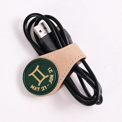 3 PCS Leather Magnetic Bookmark Clips, Zodiac PU Leather Bookmarks for Book Lovers, Full Set of Book Clip Accessories, Wind Direction Constellation - style: Air Signs Constellation