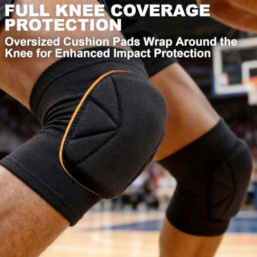 Men Women Knee Pads for Sports, Soft Flexible Foam Pad for Dancing, Black S | Volleyball Knee Pad for Wrestling, Skating, Adult Compression Knee Support for Skateboarding, Climbing, Basketball, 1 Pair - size: Small