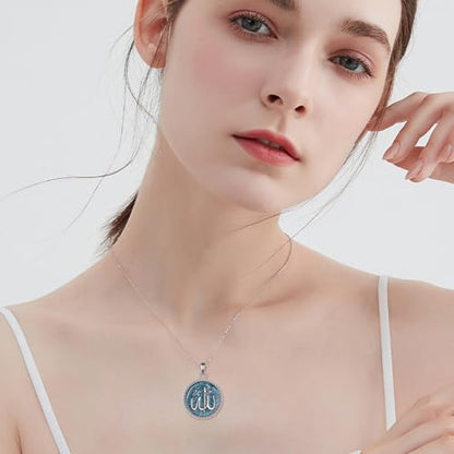 Allah Necklace Religious Muslim Allah Pendant Islamic Jewelry Gifts for Men Women