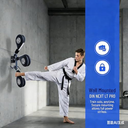 Taekwondo Kick Pad Target, Kicking Pads with Mounting Bracket for Martial Arts Training Tae Kwon Do Karate Kickboxing, Hands-Free - size: 3 Kicking Targets