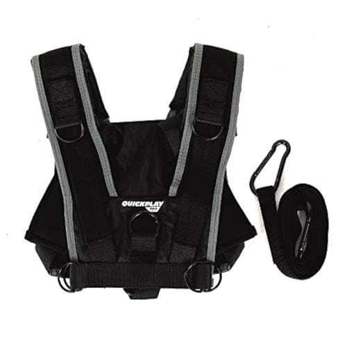 QUICKPLAY PRO Pulling Harness for Sled Resistance Training | Fitness Training Harness for Agility, Power & Endurance
