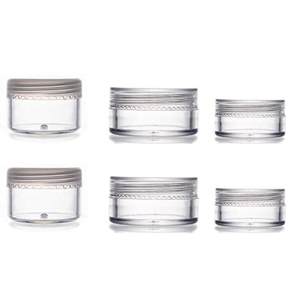 ALINK 16pcs Travel Size Toiletry Bottles Set, Tsa Approved Clear Cosmetic Makeup Liquid Containers with Zipper Bag