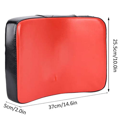 Taekwondo Kick Boxing Pad, Muay Thai Pad for Training Curved Kickboxing Kicking Strike Shield Foot Target Martial Arts Training Pads Foot Practice Small Size - color: red